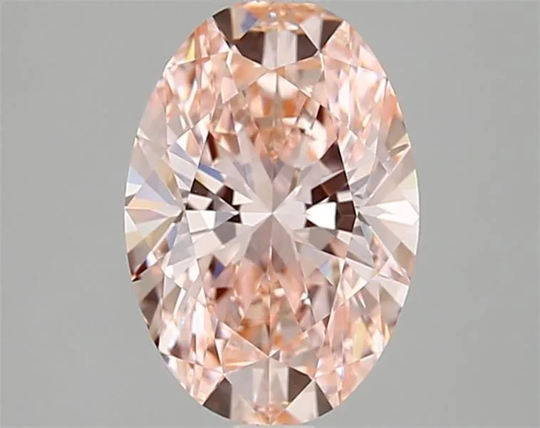1.82ct Oval Lab Grown Diamond (Colour Fancy Vivid Pink, Clarity VVS1, IGI Certified)