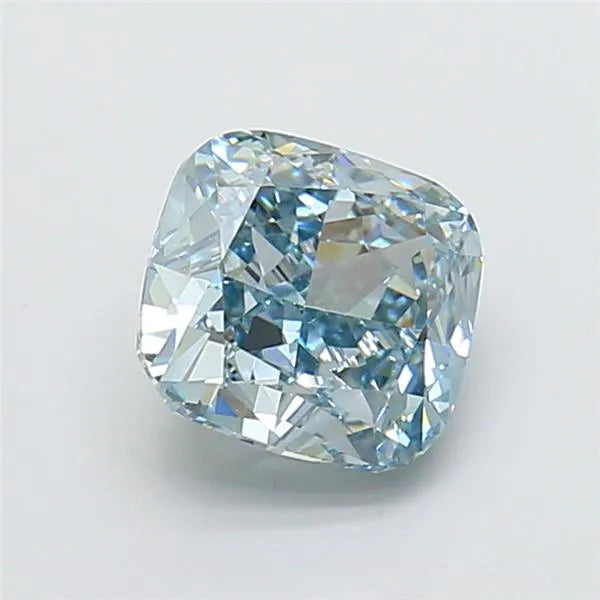 1.91ct Cushion brilliant Lab Grown Diamond (Colour Fancy Blue, Clarity VVS2, IGI Certified)