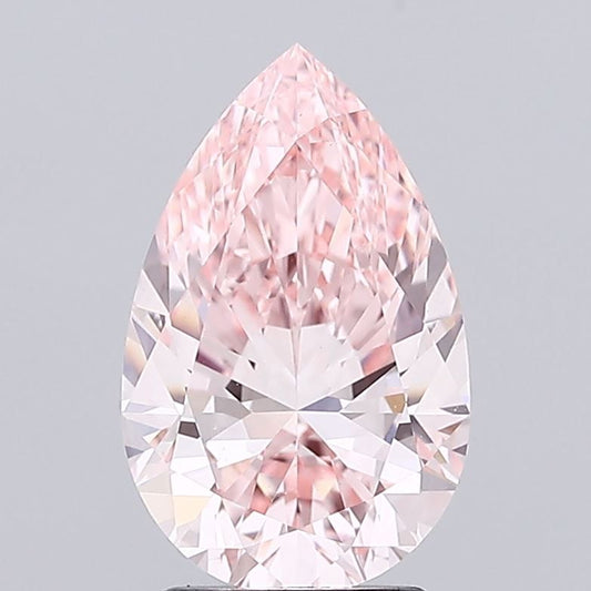 Pear 3.01ct Fancy Vivid Pink VS1 - Cut • IGI • LG803605786