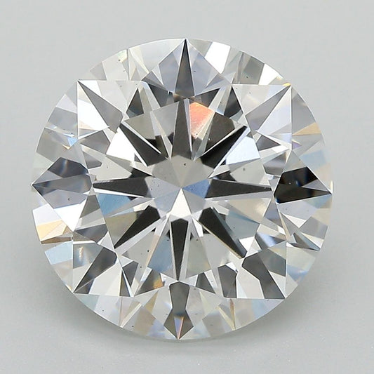 Lab-Grown Round Diamond - 6.01 Carats, E Color, VS2 Clarity - Certified by IGI - Report Number: LG680581203