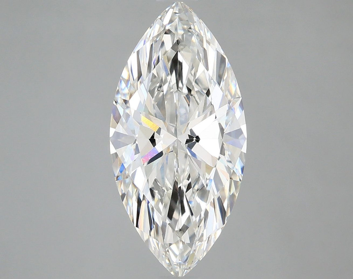 Lab-Grown Marquise Diamond - 3.03 Carats, F Color, VVS2 Clarity - Certified by IGI - Report Number: LG668426727