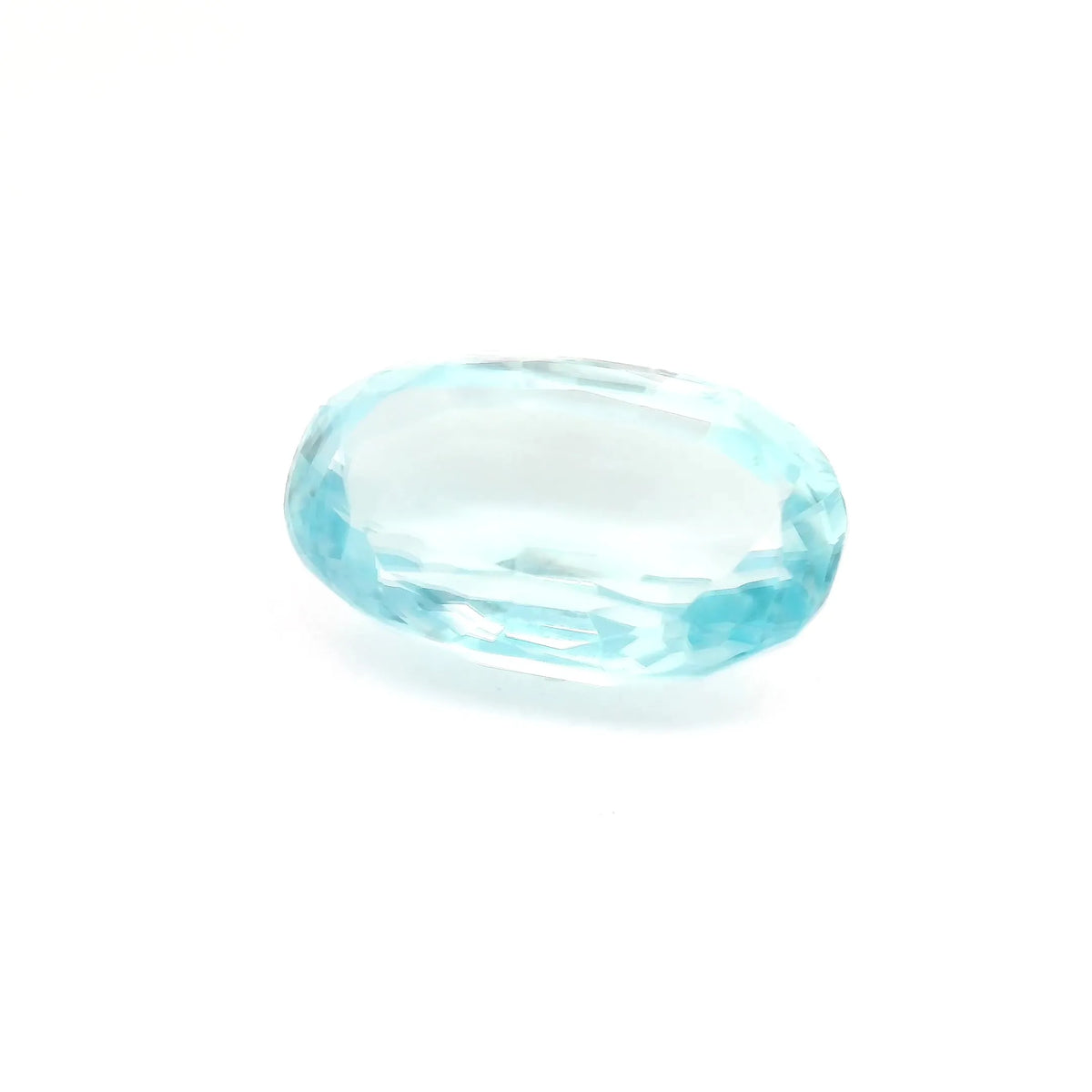 4.07ct Oval Natural Aquamarine (Colour Blue, Clarity Eye Clean, Cut Faceted)