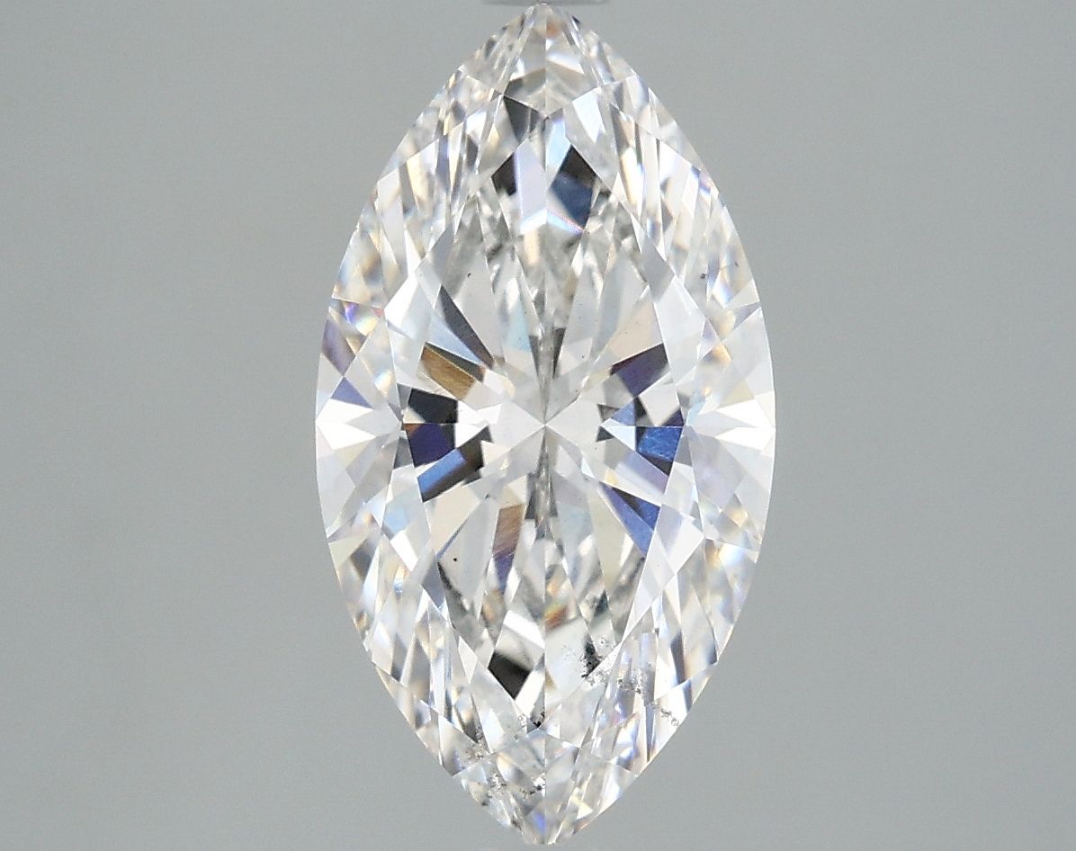 Lab-Grown Marquise Diamond - 2.58 Carats, F Color, VS2 Clarity - Certified by IGI - Report Number: LG660439056