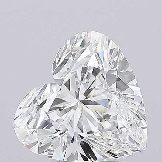 Lab-Grown Heart Diamond - 4.0 Carats, E Color, VVS2 Clarity - Certified by IGI - Report Number: LG706578106