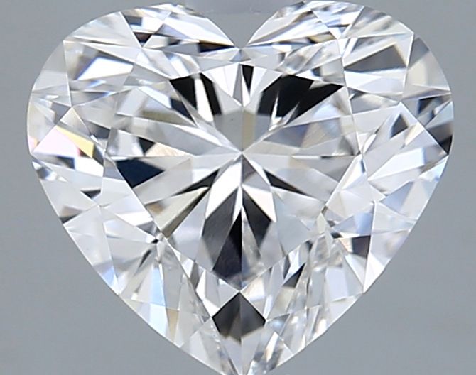 Lab-Grown Heart Diamond - 2.02 Carats, E Color, VVS2 Clarity - Certified by IGI - Report Number: LG675554588