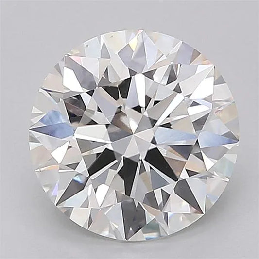 3,03 ct runder, im Labor gezüchteter Diamant (Farbe H, Reinheit VS1, Schliff-ID, IGI-zertifiziert)