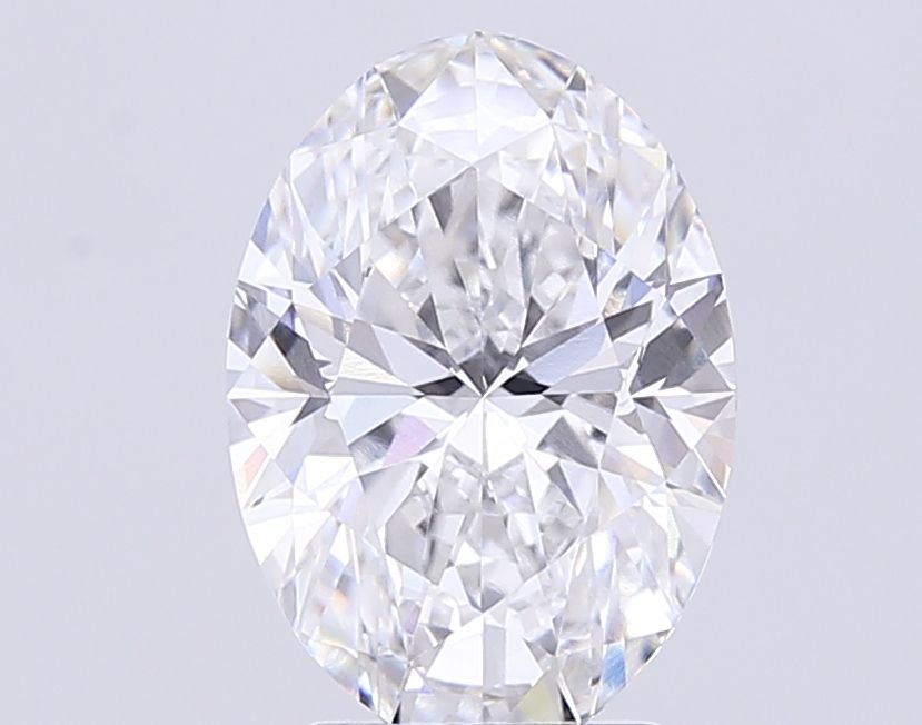 Lab-Grown Oval Diamond - 3.52 Carats, E Color, VVS2 Clarity - Certified by IGI - Report Number: LG712576614