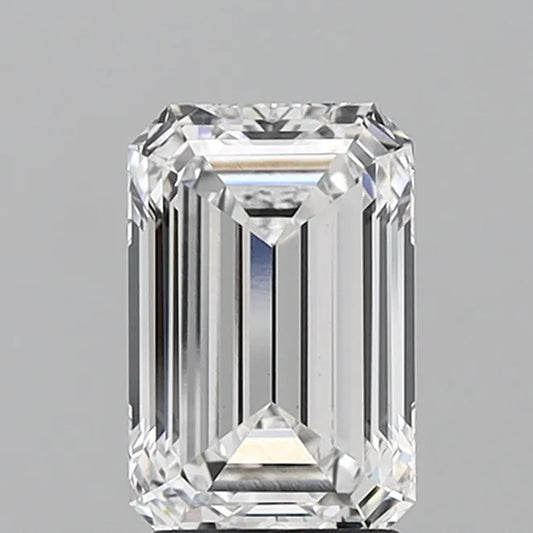 2,91 ct Smaragd, im Labor gezüchteter Diamant (Farbe D, Reinheit VVS2, IGI-zertifiziert)