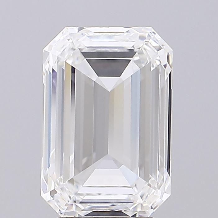 Lab-Grown Emerald Diamond - 4.0 Carats, F Color, VVS2 Clarity - Certified by IGI - Report Number: LG670459184