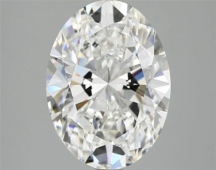 3.42ct Oval Lab Grown Diamond (Colour F, Clarity VVS2, IGI Certified)
