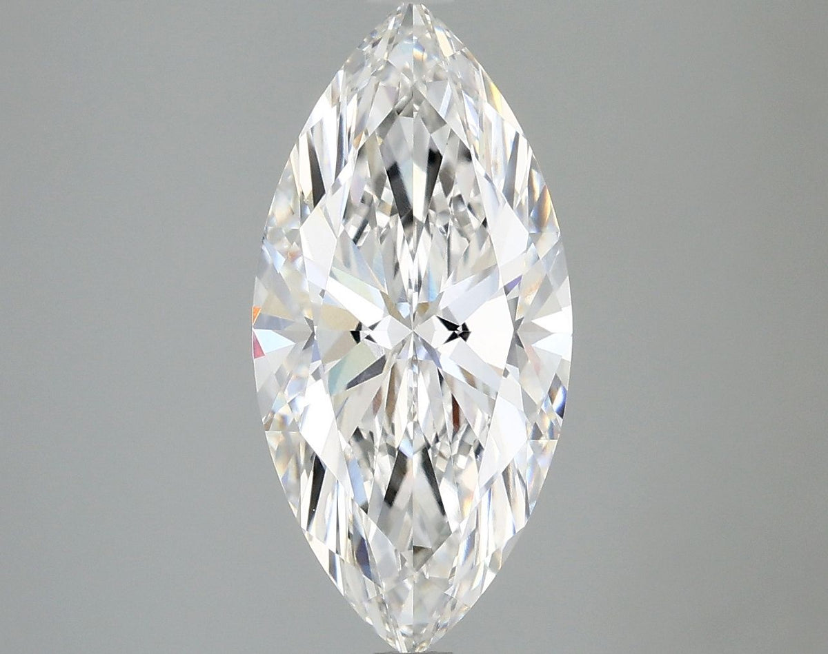 Lab-Grown Marquise Diamond - 2.96 Carats, E Color, VVS2 Clarity - Certified by IGI - Report Number: LG664408099