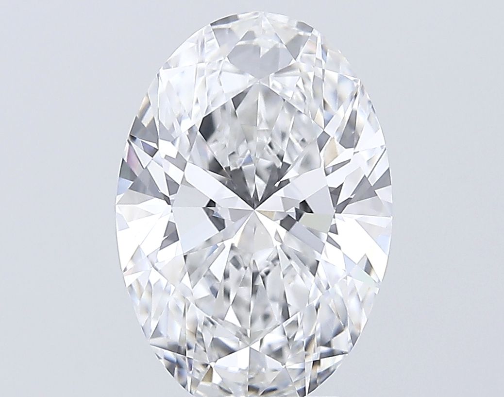 Lab-Grown Oval Diamond - 3.53 Carats, E Color, VVS2 Clarity - Certified by GIA - Report Number: 1505793477
