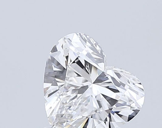 Lab-Grown Heart Diamond - 1.54 Carats, F Color, VVS2 Clarity - Certified by IGI - Report Number: LG648487173