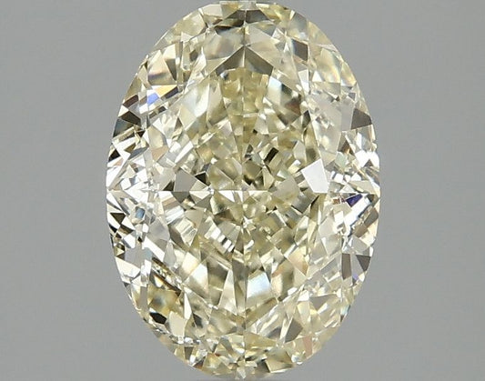 Lab-Grown Oval Diamond - 2.06 Carats, Fancy Yellow Color, VVS2 Clarity - Certified by IGI - Report Number: LG669402911