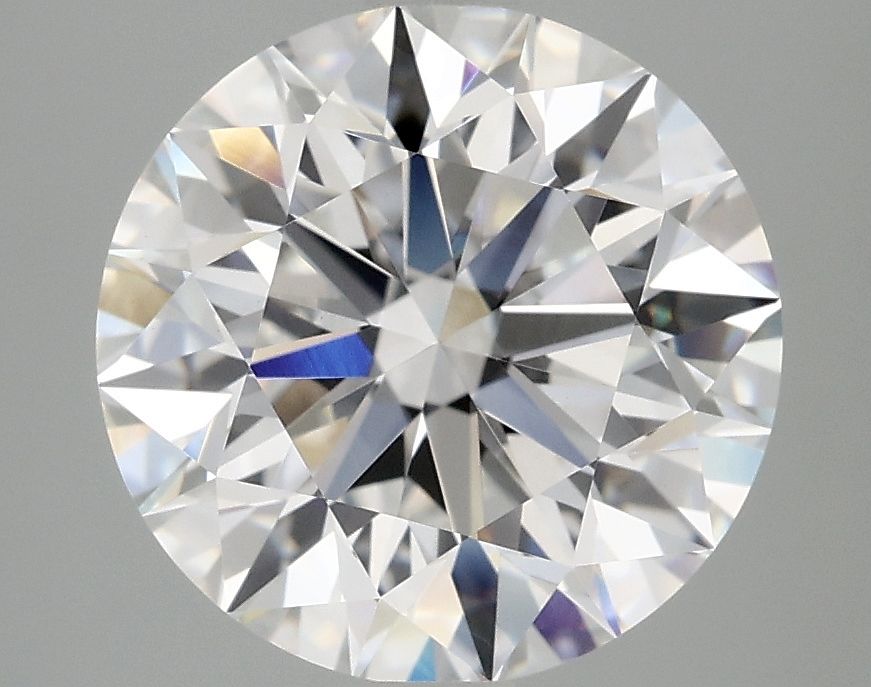 Lab-Grown Round Diamond - 4.07 Carats, E Color, VVS2 Clarity - Certified by IGI - Report Number: LG696547949