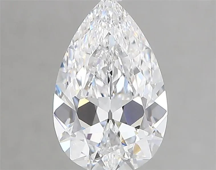 Diamant de laboratoire de 1,41 ct, taille poire (couleur D, pureté VVS2, certifié IGI)