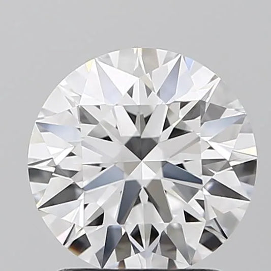 Diamant rond de 1,62 ct (couleur D, pureté VVS2, ID de coupe, certifié IGI)