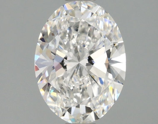 Lab-Grown Oval Diamond - 1.46 Carats, E Color, VVS2 Clarity - Certified by IGI - Report Number: LG680589314