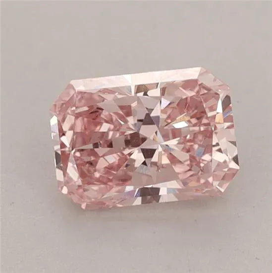 0.89ct Radiant Lab Grown Diamond (Colour Fancy Vivid Pink, Clarity VS2, IGI Certified)