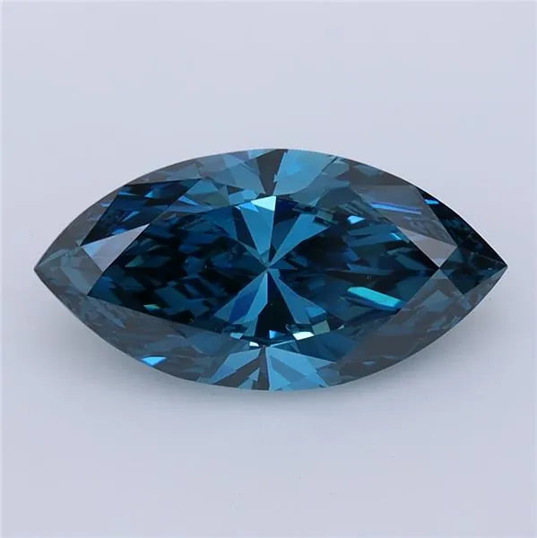 1.99ct Marquise Lab Grown Diamond (Colour Fancy Vivid Blue, Clarity VS1, IGI Certified)
