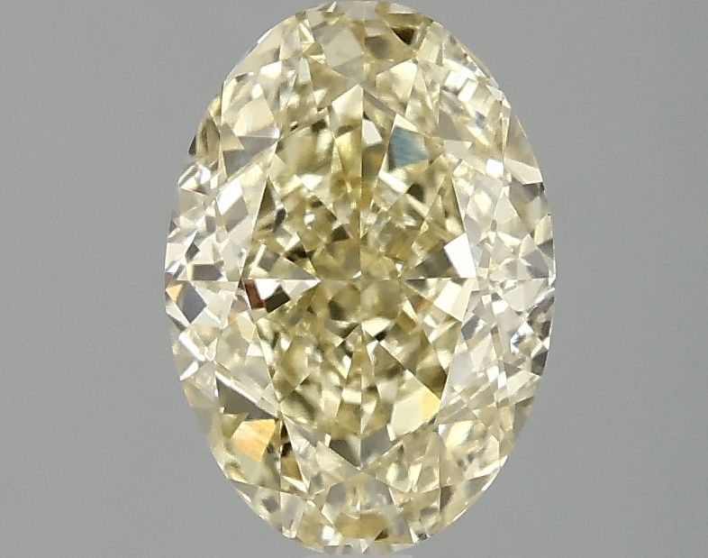 Lab-Grown Oval Diamond - 2.06 Carats, Fancy Intense Yellow Color, VVS2 Clarity - Certified by IGI - Report Number: LG685540108