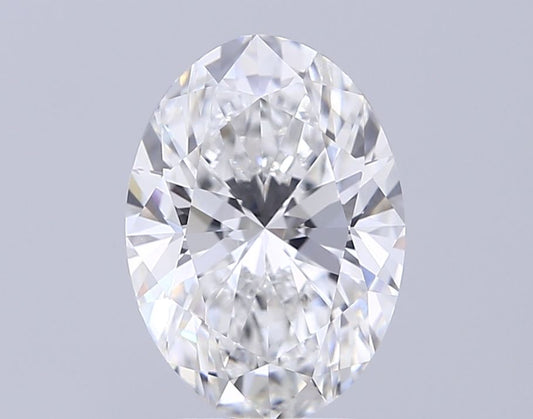 Lab-Grown Oval Diamond - 3.51 Carats, F Color, VVS1 Clarity - Certified by IGI - Report Number: LG665424138