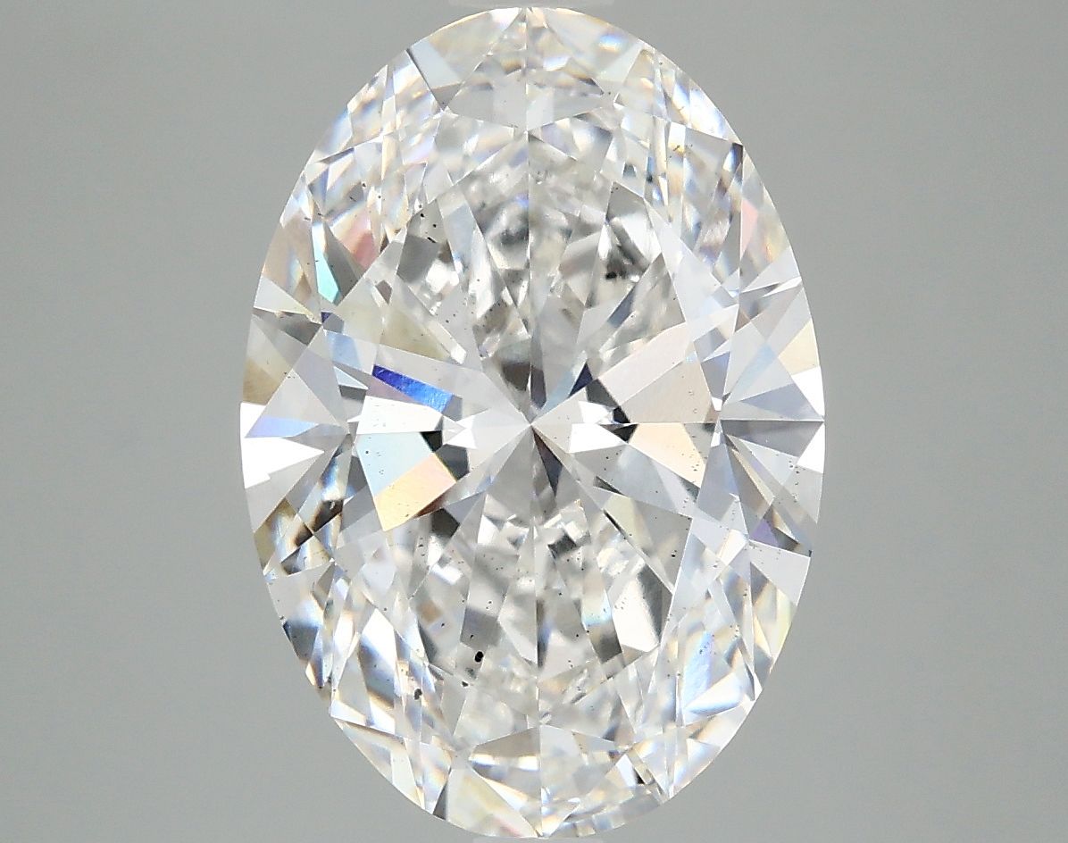 Lab-Grown Oval Diamond - 5.01 Carats, F Color, VS2 Clarity - Certified by IGI - Report Number: LG671409301