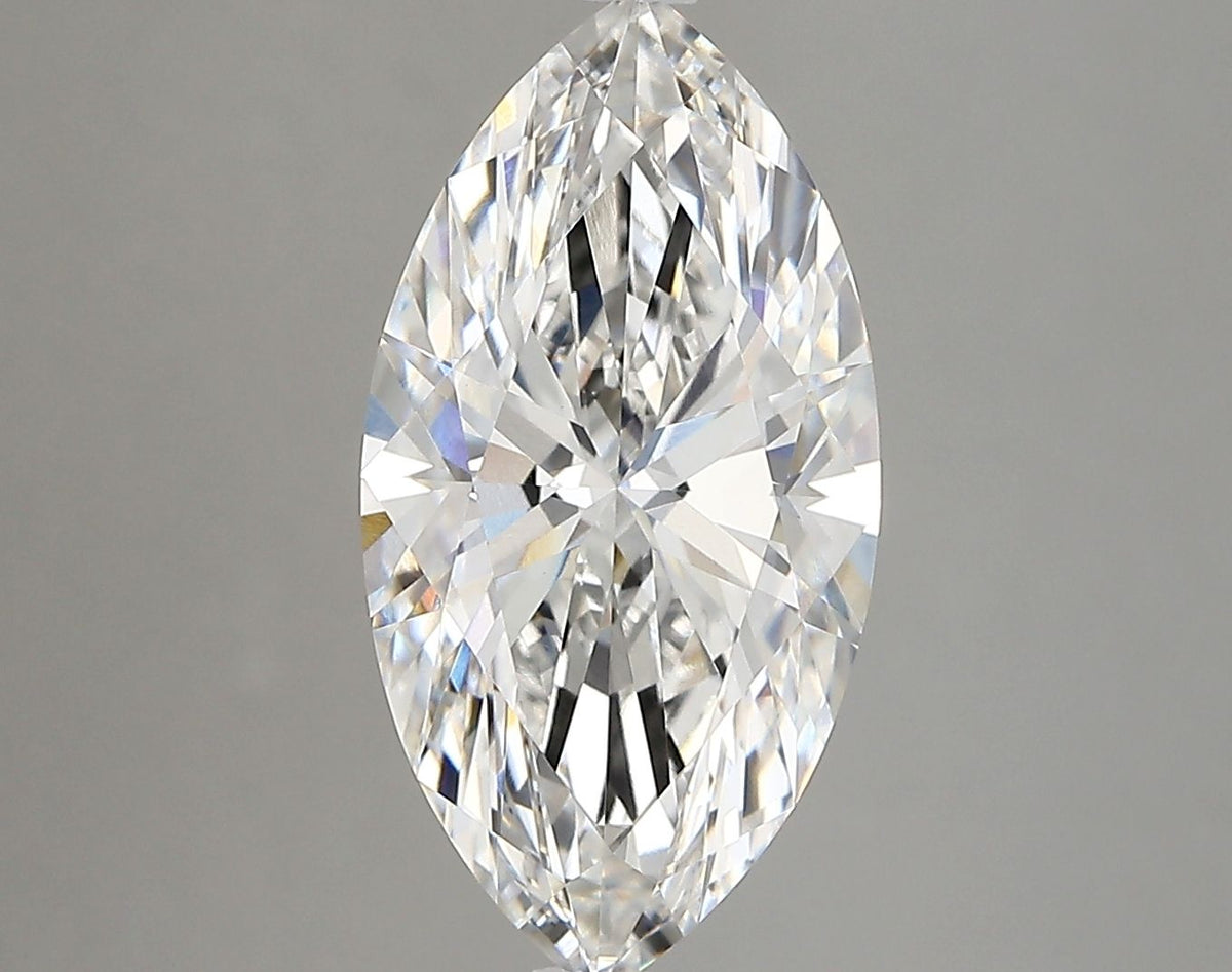 Lab-Grown Marquise Diamond - 4.01 Carats, F Color, VVS2 Clarity - Certified by IGI - Report Number: LG678544645