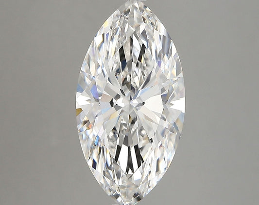 Lab-Grown Marquise Diamond - 4.01 Carats, F Color, VVS2 Clarity - Certified by IGI - Report Number: LG678544645
