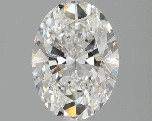 Diamant ovale de 1,86 ct (couleur F, pureté VS2, certifié IGI)