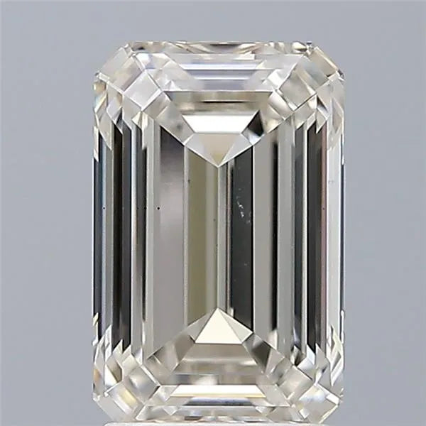 Diamant émeraude de 2,25 ct (couleur H, pureté VS1, certifié IGI)