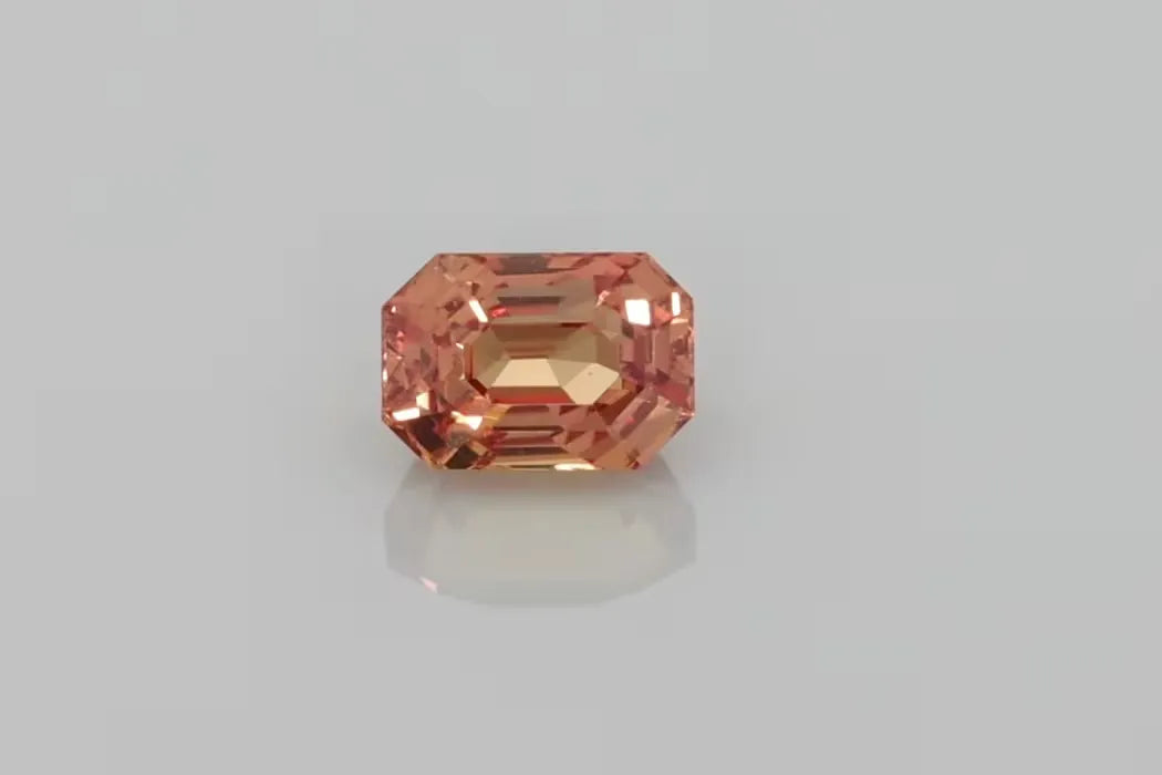 1.06ct Emerald Natural Sapphire (Colour Multicolor, Clarity Slightly Included, Cut Faceted)