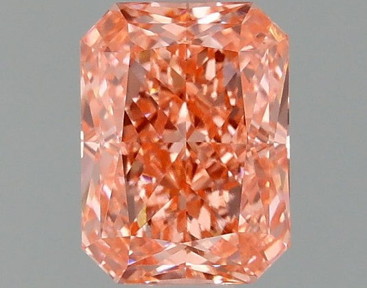 Lab-Grown Radiant Diamond - 1.52 Carats, Fancy Vivid Pink Color, VVS2 Clarity - Certified by IGI - Report Number: LG665421496