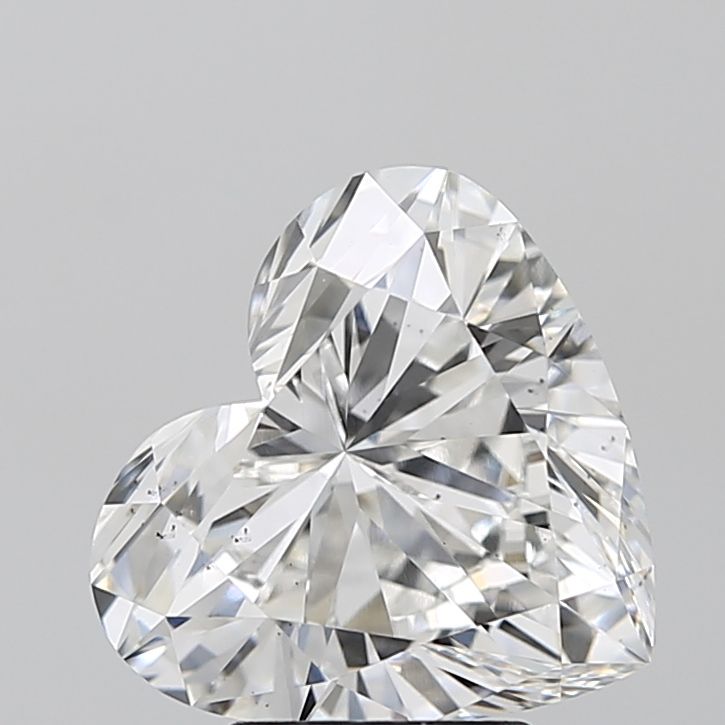 Lab-Grown Heart Diamond - 3.5 Carats, E Color, VS2 Clarity - Certified by IGI - Report Number: LG647451671