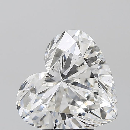 Lab-Grown Heart Diamond - 3.5 Carats, E Color, VS2 Clarity - Certified by IGI - Report Number: LG647451671