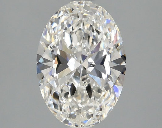 Lab-Grown Oval Diamond - 1.96 Carats, F Color, VVS2 Clarity - Certified by IGI - Report Number: LG689525138