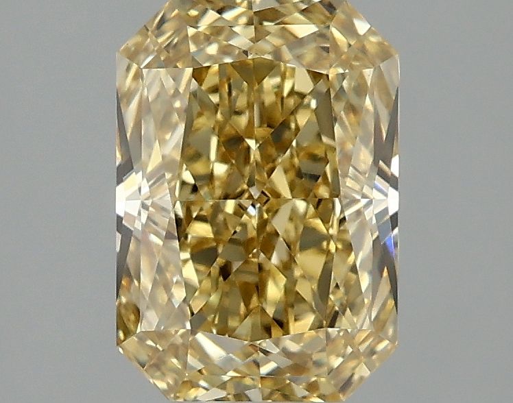 Lab-Grown Radiant Diamond - 2.02 Carats, Fancy Vivid Yellow Color, VVS2 Clarity - Certified by IGI - Report Number: LG678556135