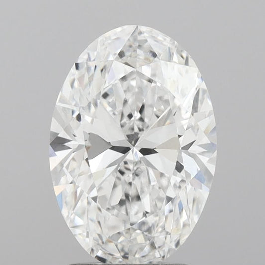 Lab-Grown Oval Diamond - 2.52 Carats, E Color, VVS2 Clarity - Certified by IGI - Report Number: LG713571824