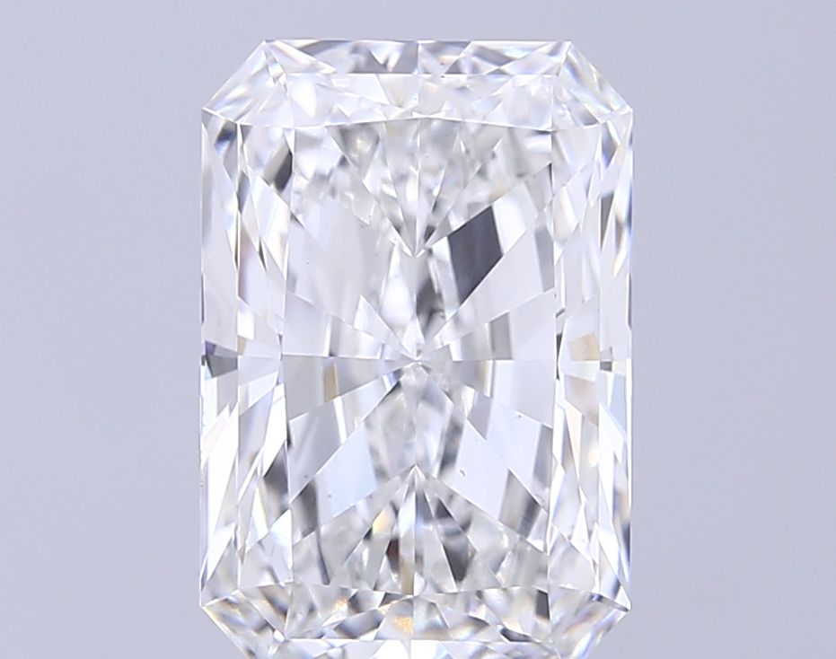 Lab-Grown Radiant Diamond - 5.08 Carats, F Color, VS1 Clarity - Certified by IGI - Report Number: LG685540018