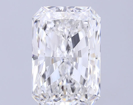 Lab-Grown Radiant Diamond - 5.08 Carats, F Color, VS1 Clarity - Certified by IGI - Report Number: LG685540018