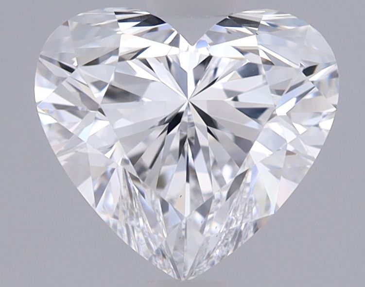 Lab-Grown Heart Diamond - 1.45 Carats, D Color, VVS2 Clarity - Certified by IGI - Report Number: LG624413805