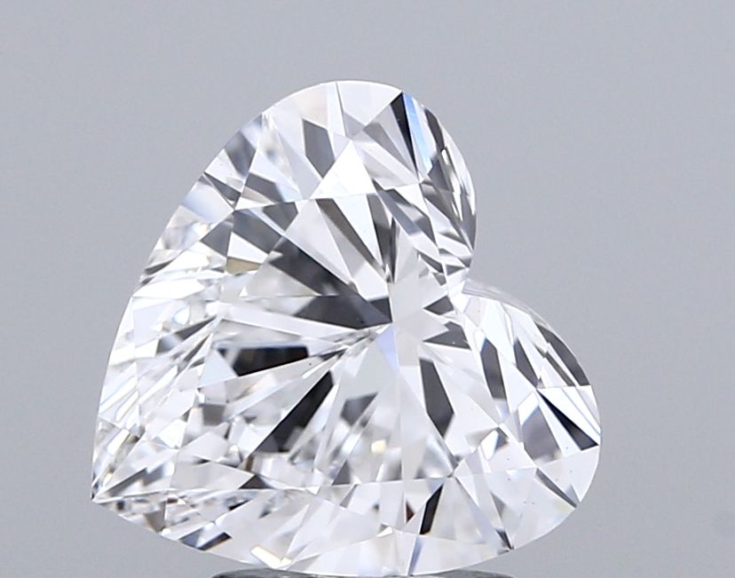 Lab-Grown Heart Diamond - 2.51 Carats, D Color, VS1 Clarity - Certified by IGI - Report Number: LG693553219