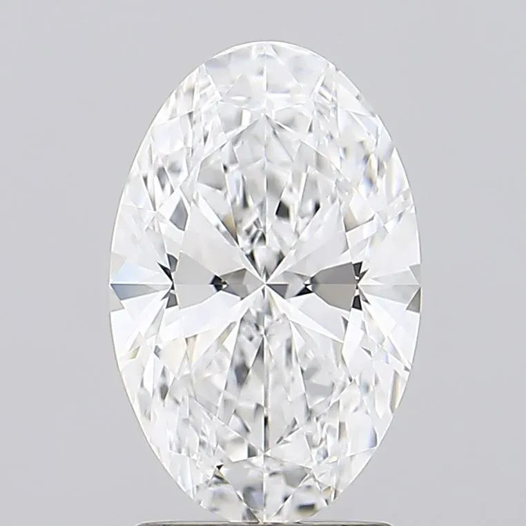 2.09ct Oval Lab Grown Diamond (Colour D, Clarity VVS2, IGI Certified)