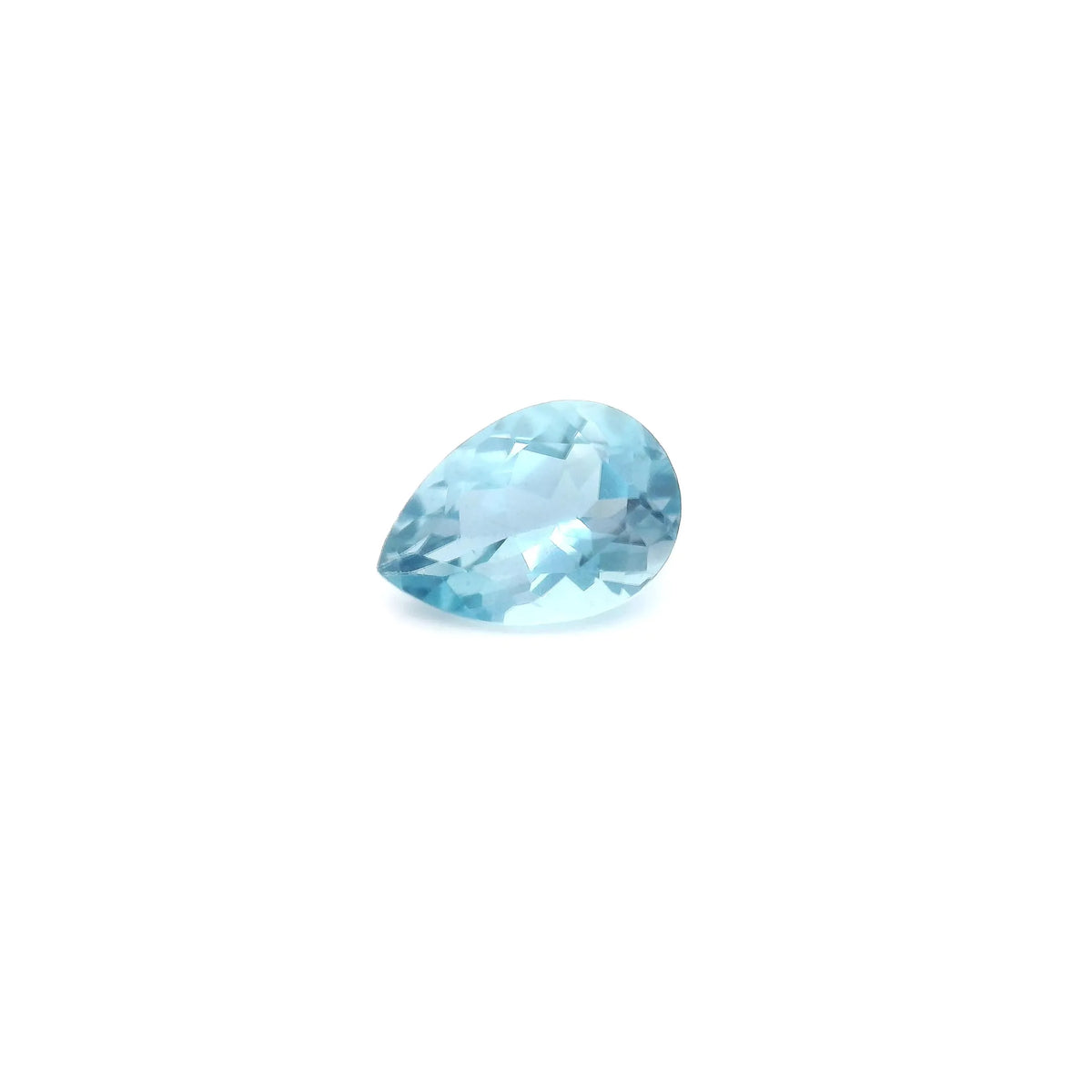 0.62ct Pear Natural Aquamarine (Colour Blue, Clarity Eye Clean, Cut Faceted)