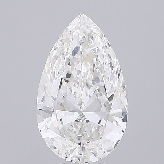 Lab-Grown Pear Diamond - 8.01 Carats, F Color, VS1 Clarity - Certified by IGI - Report Number: LG683535947