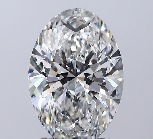 Lab-Grown Oval Diamond - 3.08 Carats, E Color, VS2 Clarity - Certified by IGI - Report Number: LG715534469