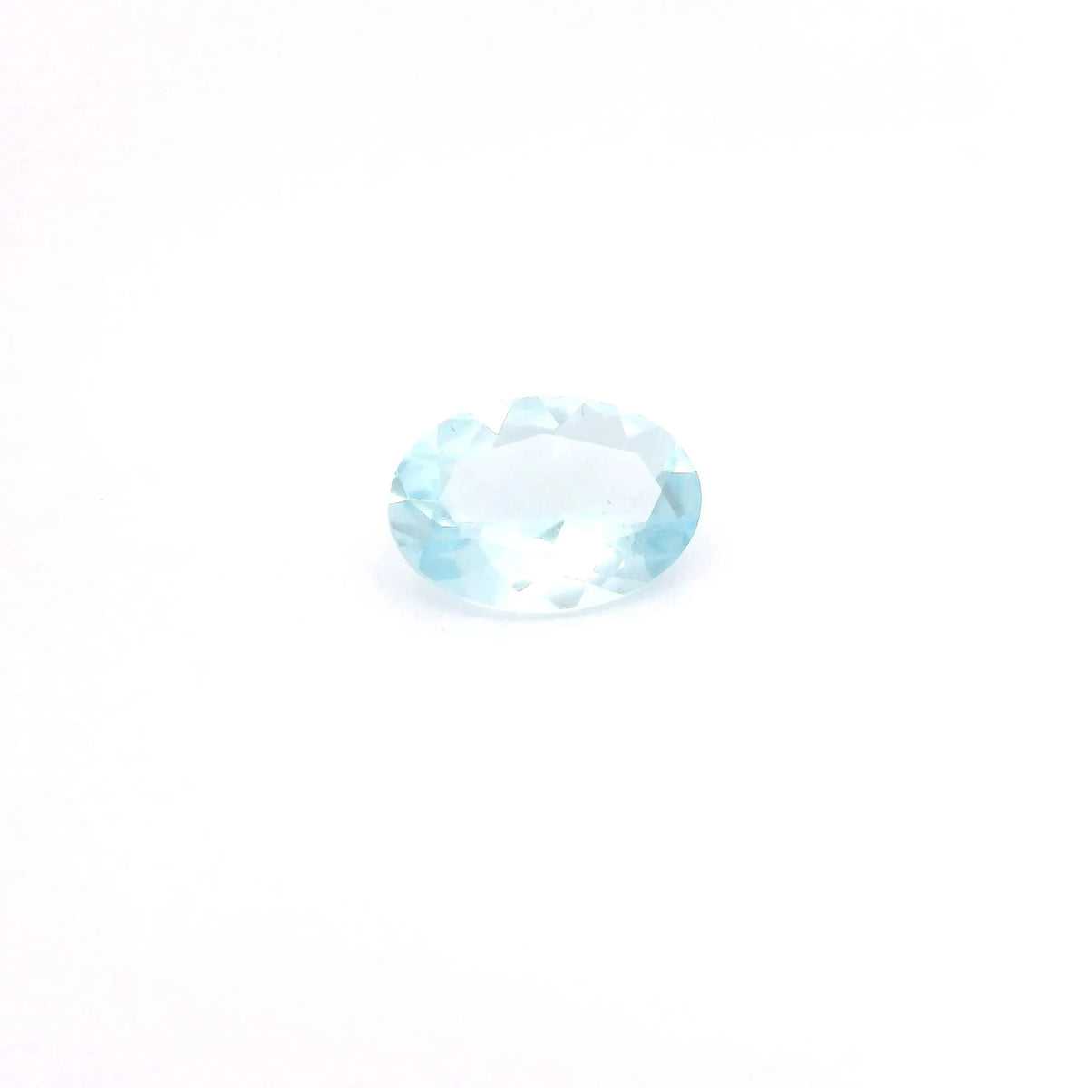 0.54ct Oval Natural Aquamarine (Colour Blue, Clarity Eye Clean, Cut Faceted)