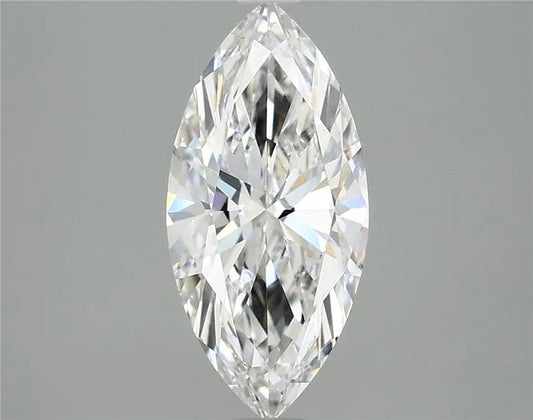 1.97ct Marquise Lab Grown Diamond (Colour E, Clarity VVS2, IGI Certified)
