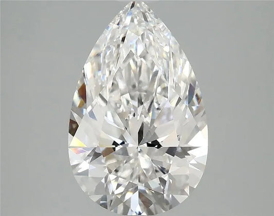 3,04 ct birnenförmiger, im Labor gezüchteter Diamant (Farbe D, Reinheit VVS2, IGI-zertifiziert)