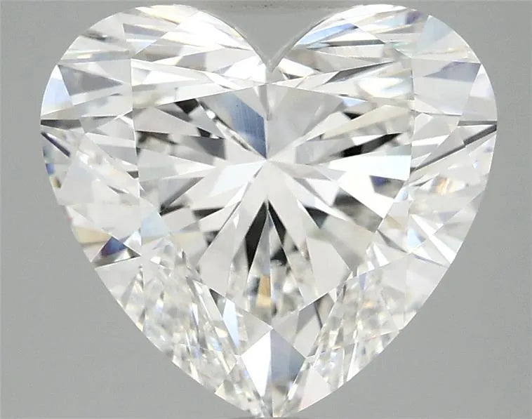 4.47ct Heart Lab Grown Diamond (Colour F, Clarity VVS2, IGI Certified)